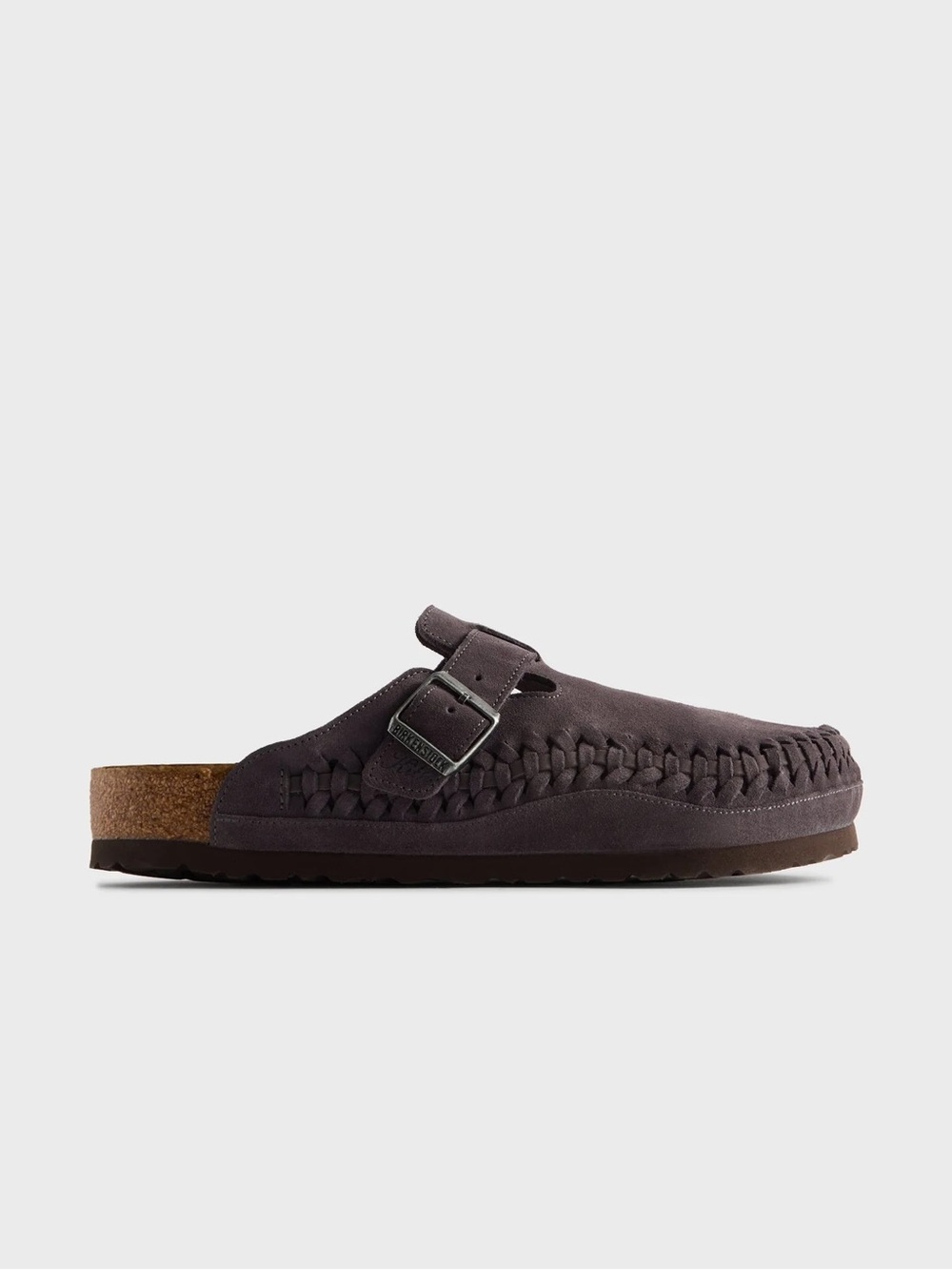 KITH x Birkinstock Boston Woven - Rabbit grey